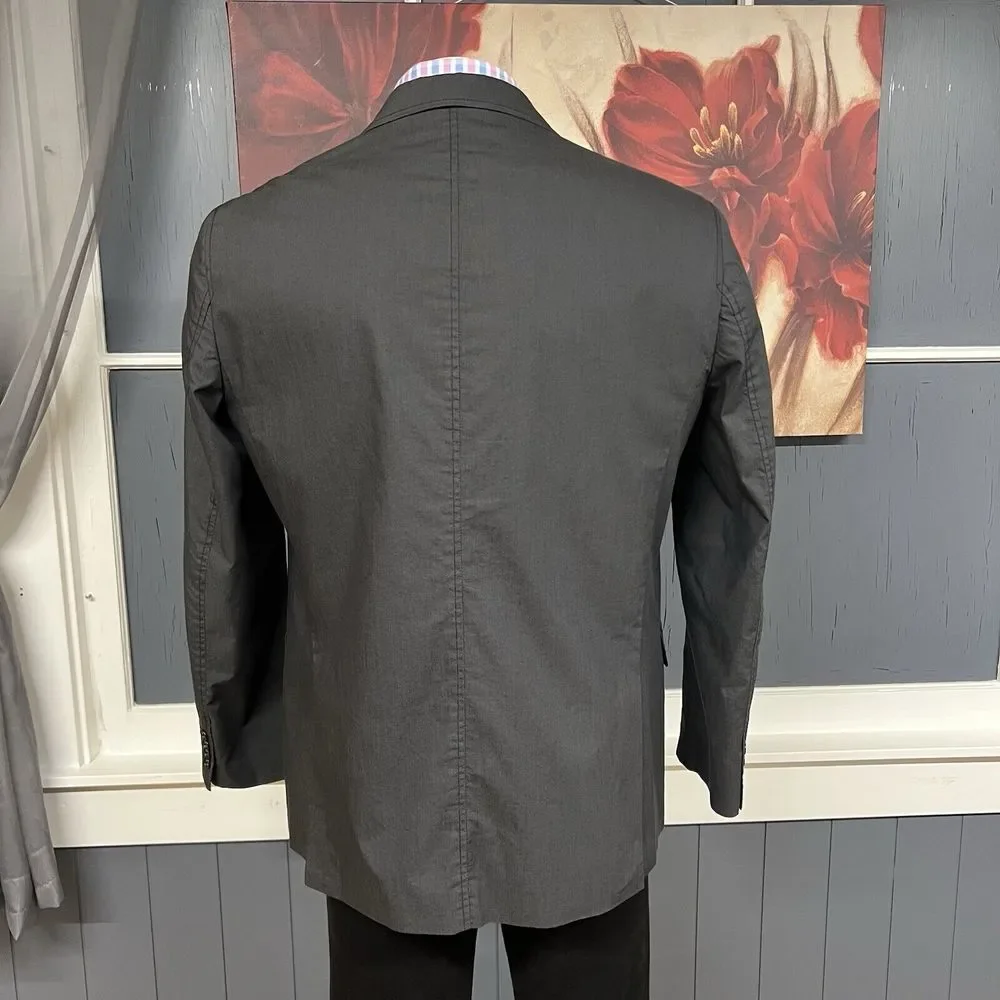 Pronto Uomo‎ Blue Lablel Sport Jacket Mens Sz XL Modern Fit Cotton Blend Stretch